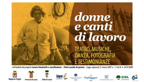 DONNE E CANTI DI LAVORO